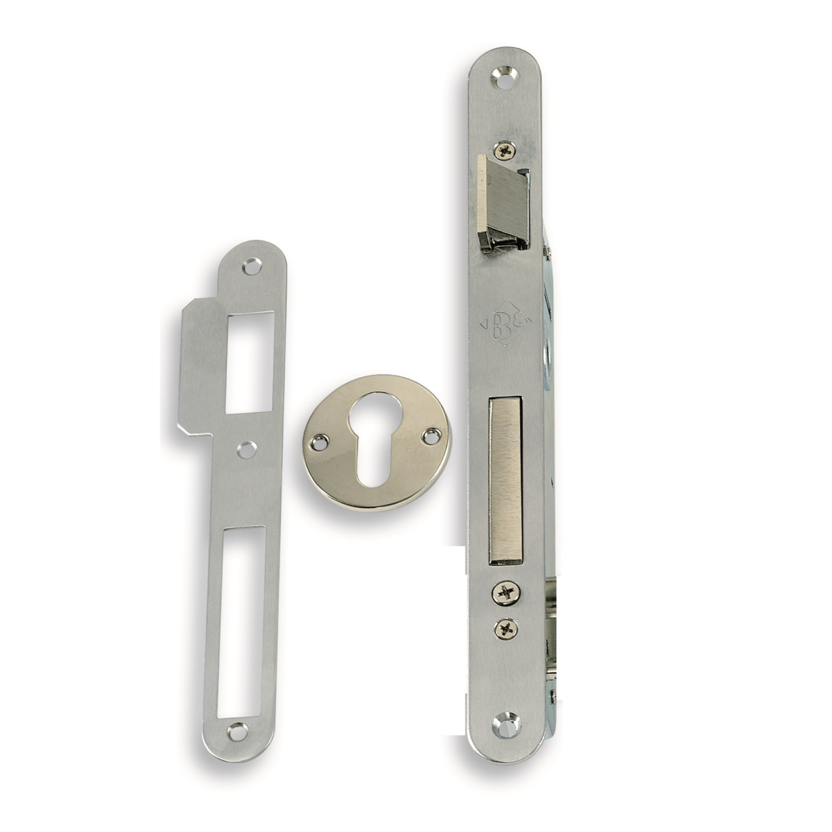 Cerradura de embutir Mod.071 distancia entre ejes 70 mm y entrada de 50 mm