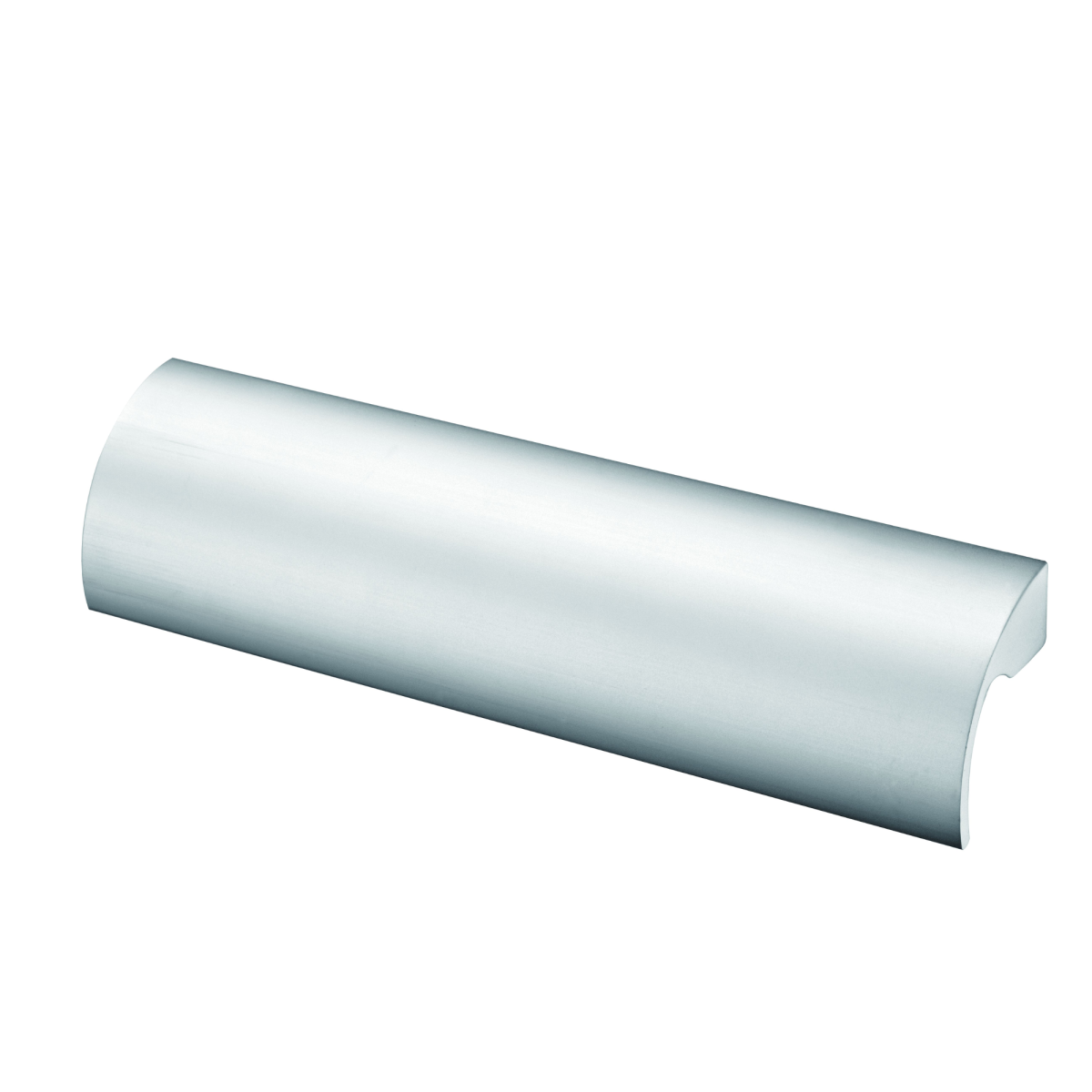 Tirador Asa fabricado en zamak, acabado plata mate