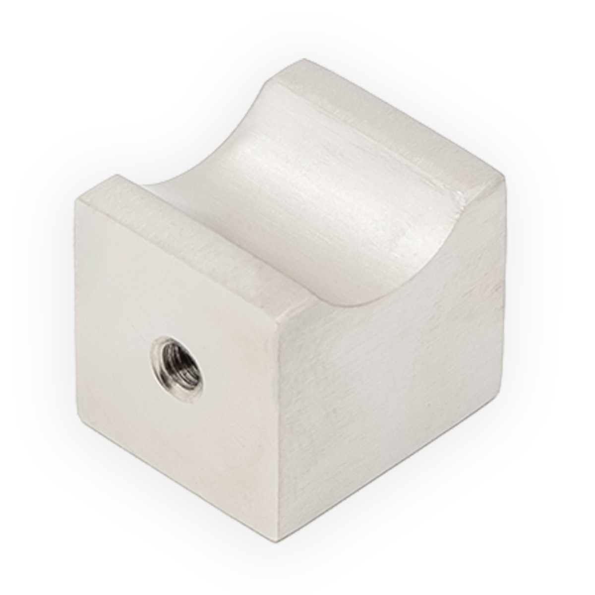 Tirador cuadrado Mod. 460 en acero inoxidable con muesca