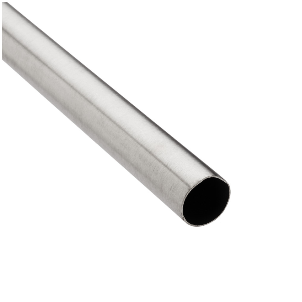 Tubo de refuerzo de acero inoxidable AISI 304 para cabinas sanitarias.
