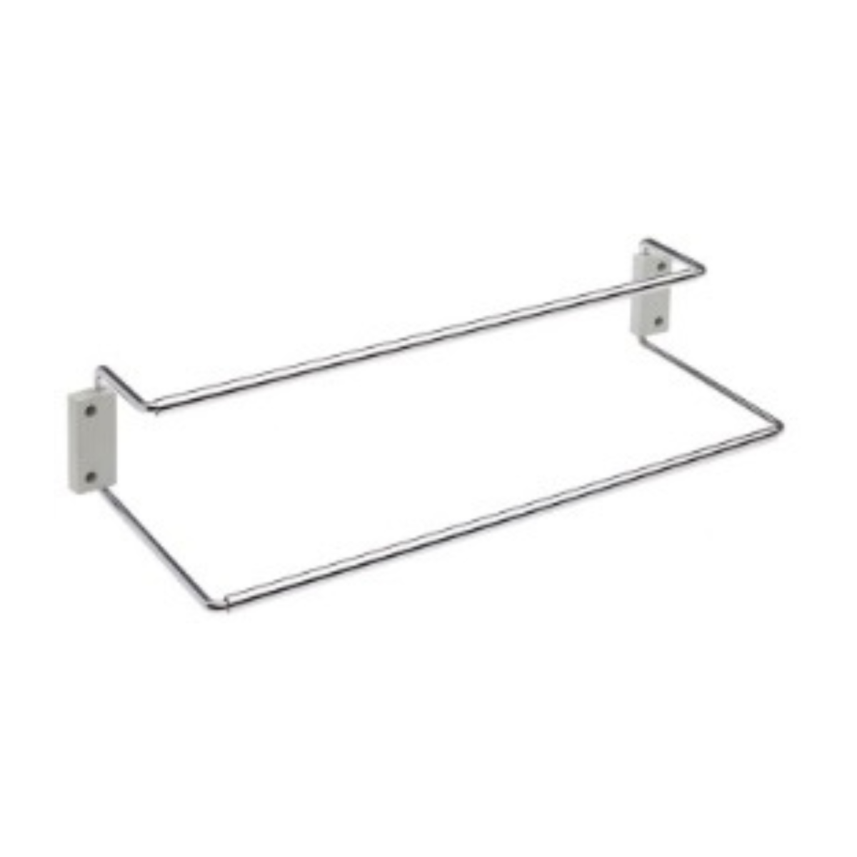 Zapatero extensible de acero acabado cromado