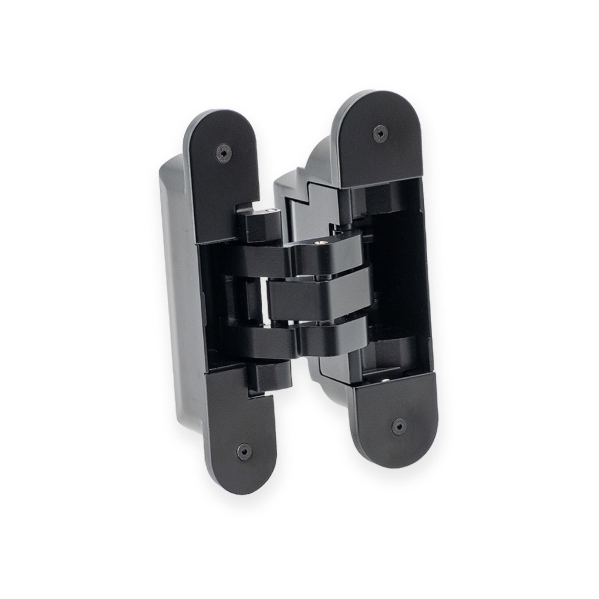 Bisagra oculta 3D apta para panelar, Mod. HP6013028 acabado negro